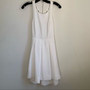 Backless White Cutout Dress